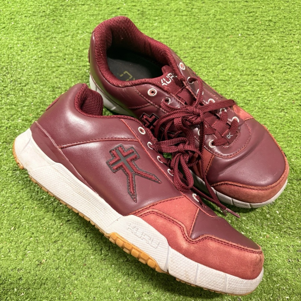 Kuru Quantum Women's 8.5 Sneaker Red Running Walking Shoe Lace Up 201337